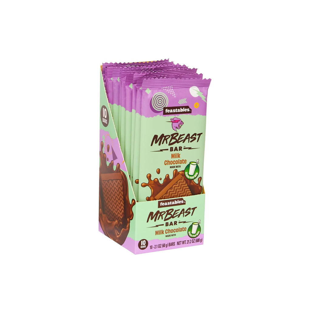 Feastables MrBeast Chocolate Deez Nuts/Peanut butter (60g x 10) – Le-Panier